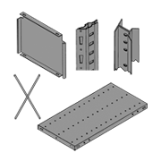 Metal Shelving Parts 
