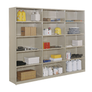 Closed Metal Shelving