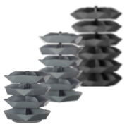 44 in Diameter Rotabin Shelving