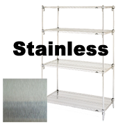 Stainless Steel Wire Shelving