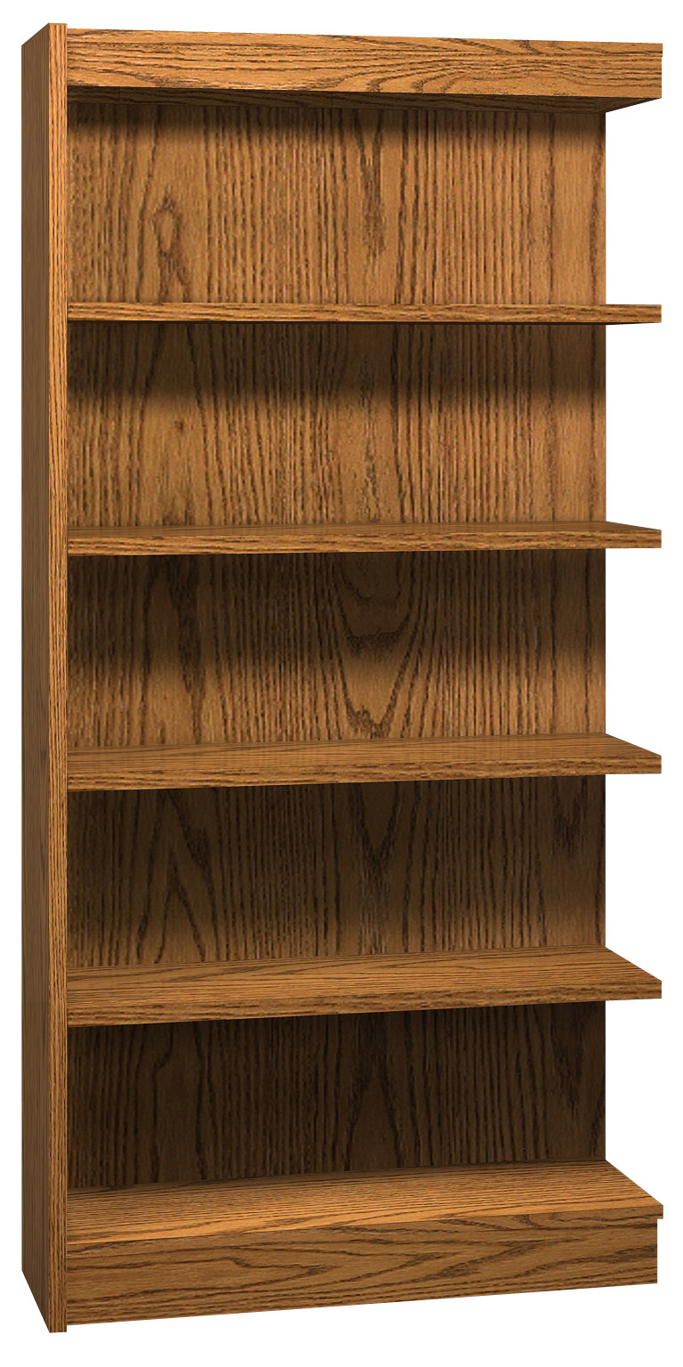 72" Single Sided Library Shelving-Adder