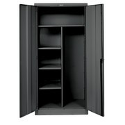 Stationary Combination Cabinet Black