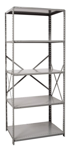 Open Metal Shelving Unit with 5 Shelves Heavy-Duty 48" x 12" x 87"