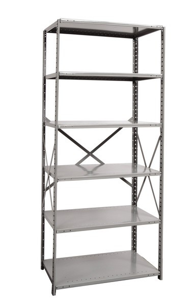 Open Metal Shelving Unit with 6 Shelves Extra Heavy-Duty 48" x 18" x 87"