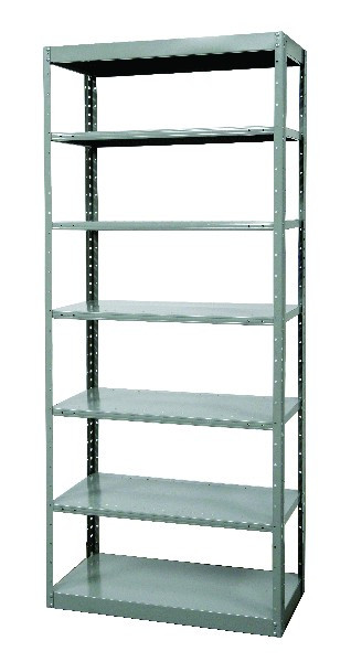 7-Shelf Units Heavy-Duty Pass-Thru Shelving 36" x 12" x 87"