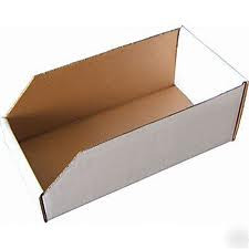 Corrugated Bins for 4" Wide x 18" Deep Shelving