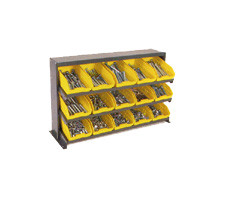Pick Rack Bench 6" x 12" x 4" Plastic Bins
