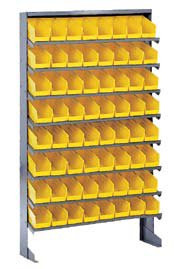 Floor Pick Rack 4" x 12" x 4" Plastic Bins