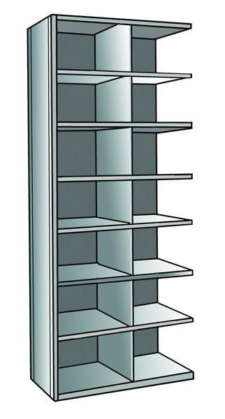 Metal Bin Shelving Adder Unit