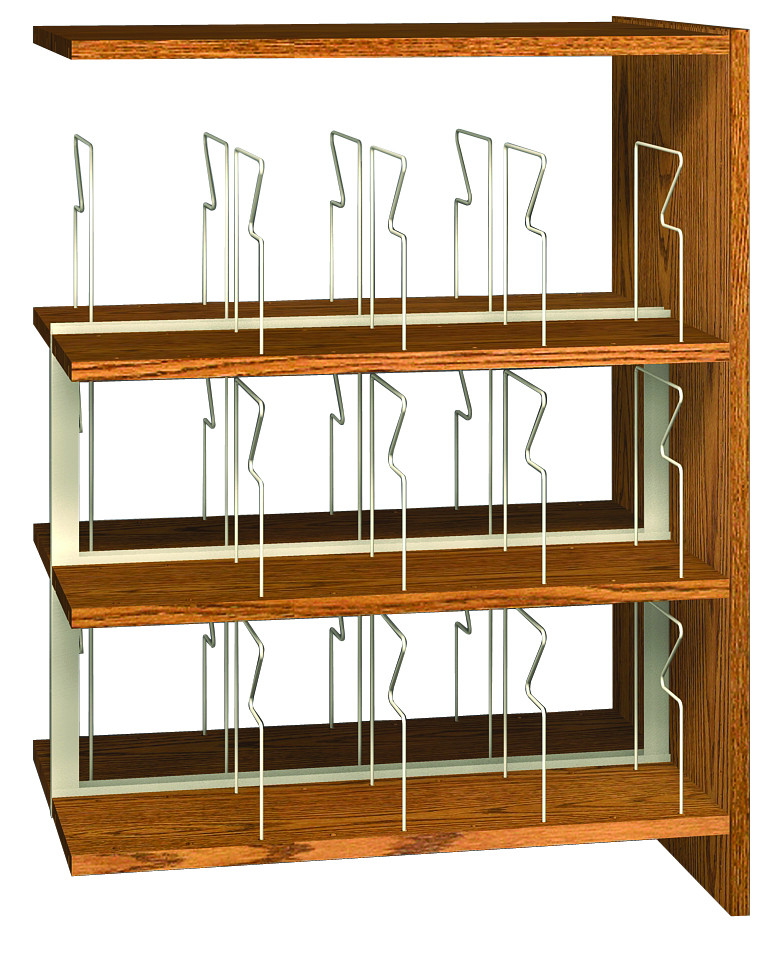 48"  Double Sided Picture Book Shelving-Adder