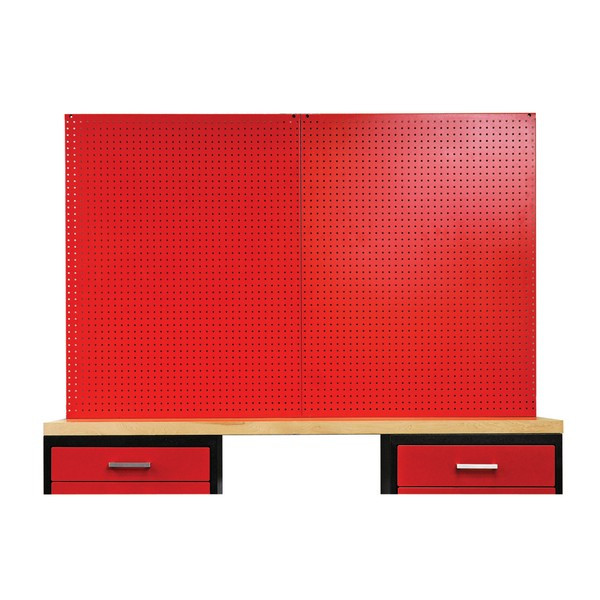 Red Pegboard, 72" WIde