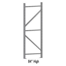84" x 36" Upright Frame Wide Span Bulk Shelving 