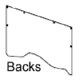 Automotive Shelving 42" High Backs