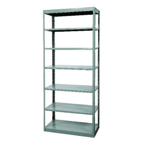 7-Shelf Units Heavy-Duty Pass-Thru Shelving 48" x 24" x 87"
