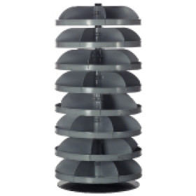 28" Rotabin with 8 Shelves