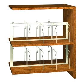 42"  Double Sided Picture Book Shelving-Adder