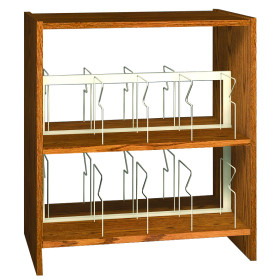 42"  Double Sided Picture Book Shelving-Base