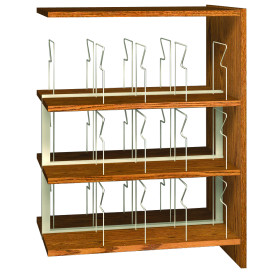 48"  Double Sided Picture Book Shelving-Adder