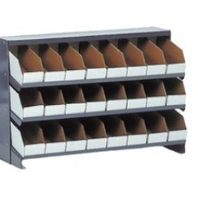 Pick Rack Bench 8" x 12" x 4" Corrugated Bins