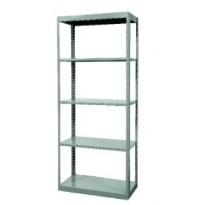 5-Shelf Units Heavy-Duty Pass-Thru Shelving 36" x 12" x 87"