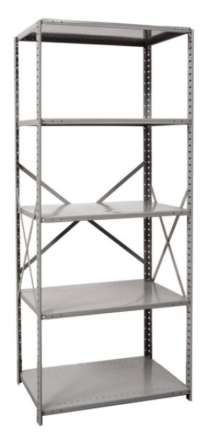 Open Metal Shelving Unit with 5 Shelves Extra Heavy-Duty 48" x 24" x 87"