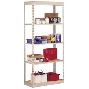 Single-Rivet Unit -- 7'-0" High with 5 shelves 36" x 12" x 84"