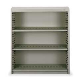 Bookcase with 2 Shelves-3 Openings