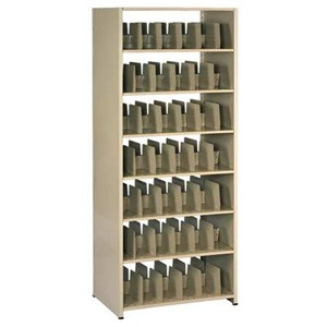 Double Entry 36" Legal Sized 7 Opening Open Shelf Filing Starter Unit