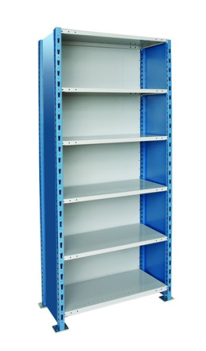 H post closed 5 shelf heavy duty starter unit