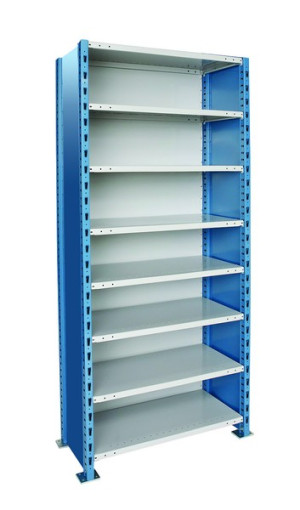 H post closed 5 shelf heavy duty starter unit