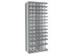 Metal bin shelving 13 shelves, 78 bins Starter