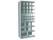 Metal bin shelving 9 shelves, 38 bins Starter