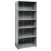 Closed Metal Shelving Unit with 6 Shelves Heavy-Duty 48" x 12" x 87"