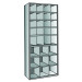 Metal Bin Shelving Unit with 29 Bins 36" x 24" x 87"