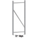 72" x 48" Upright Frame Wide Span Bulk Shelving 