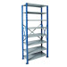 H-Post Open Shelving Unit - Heavy Duty - 8-shelf 48" x 18" x 87"