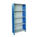 H-Post Closed Shelving Unit - Heavy Duty - 5-shelf 48" x 24" x 123"