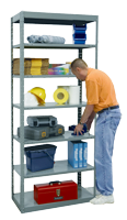 Pass Thru Metal Shelving Provides Easy Access